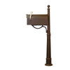 Classic Curbside Mailbox with Locking Insert and Ashland Mailbox Post - Special Lite Products