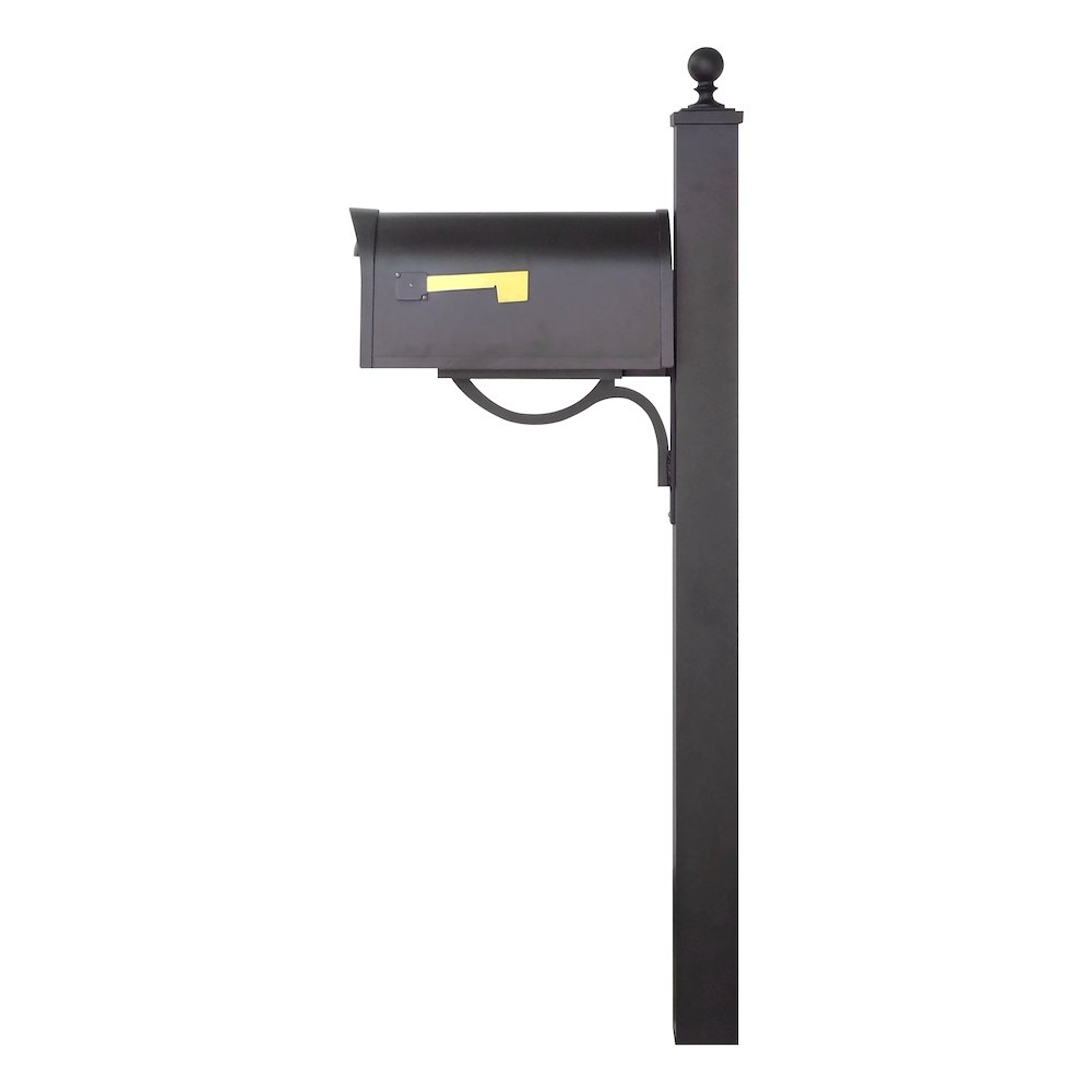 Classic Curbside Mailbox with Locking Insert and Springfield Mailbox Post - Special Lite Products