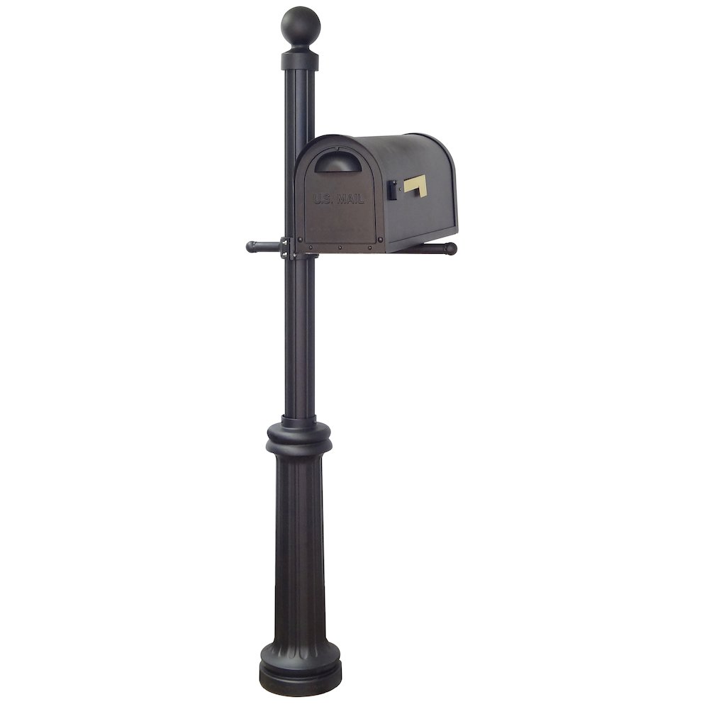 Classic Curbside Mailbox, Locking Insert and Fresno Mailbox Post - Special Lite Products