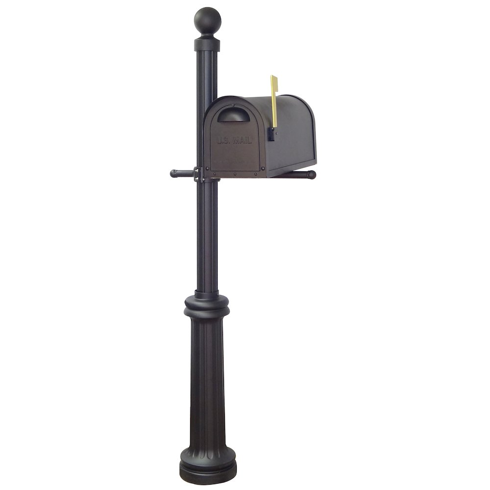Classic Curbside Mailbox, Locking Insert and Fresno Mailbox Post - Special Lite Products