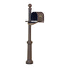 Classic Curbside Mailbox, Locking Insert and Fresno Mailbox Post - Special Lite Products