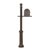 Classic Curbside Mailbox, Locking Insert and Fresno Mailbox Post - Special Lite Products