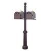 Classic Curbside Mailboxes with Locking Inserts and Fresno Double Mount Mailbox - Special Lite Products
