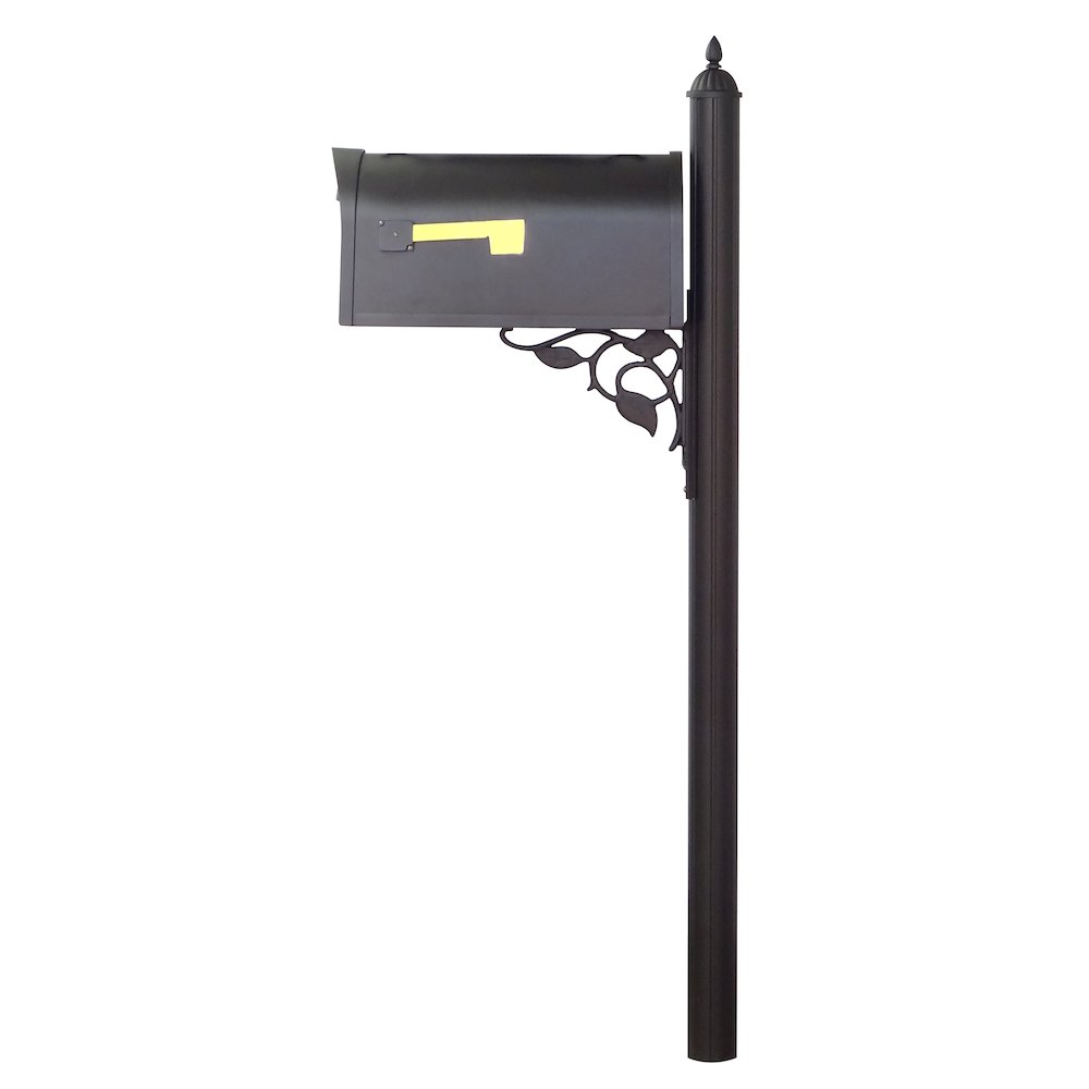 Classic Curbside Mailbox with Locking Insert and Albion Mailbox Post - Special Lite Products