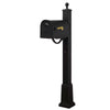 Classic Curbside Mailbox with Locking Insert and Springfield Mailbox with Base - Special Lite Products