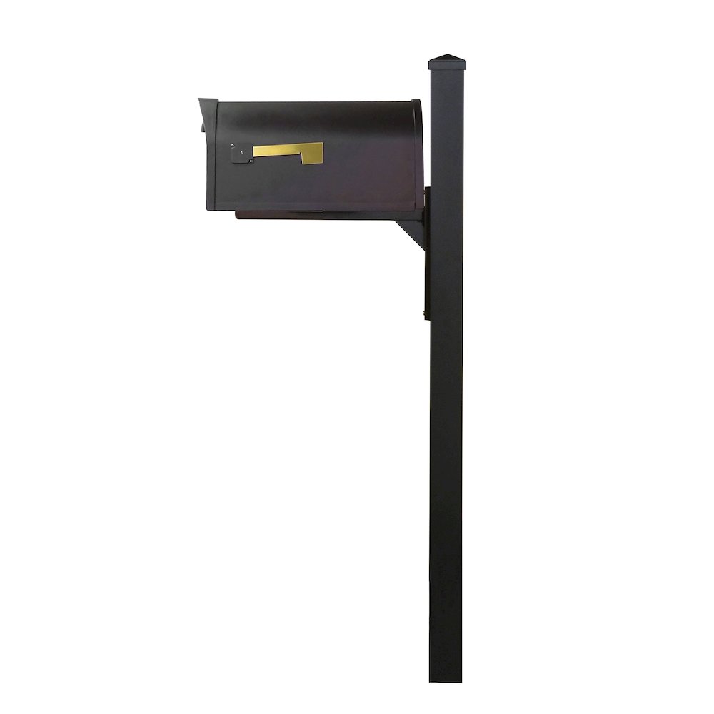 Curbside Mailbox wtih Locking Insert and Wellington Direct Burial Mailbox Smooth - Special Lite Products