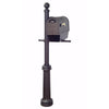 Classic Curbside Mailbox with Newspaper Tube, Locking Insert and Fresno Mailbox - Special Lite Products