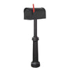 Floral Curbside Mailbox, Locking Insert and Bradford Mailbox Post - Special Lite Products