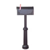 Floral Curbside Mailbox, Locking Insert and Bradford Mailbox Post - Special Lite Products