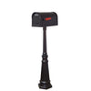 Floral Curbside Mailbox, Locking Insert and Tacoma Mailbox Post - Special Lite Products