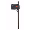 Floral Curbside Mailbox with Locking Insert and Albion Mailbox Post - Special Lite Products