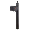 Floral Curbside Mailbox with Locking Insert and Springfield Mailbox Post - Special Lite Products