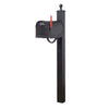 Floral Curbside Mailbox with Locking Insert and Springfield Mailbox Post - Special Lite Products