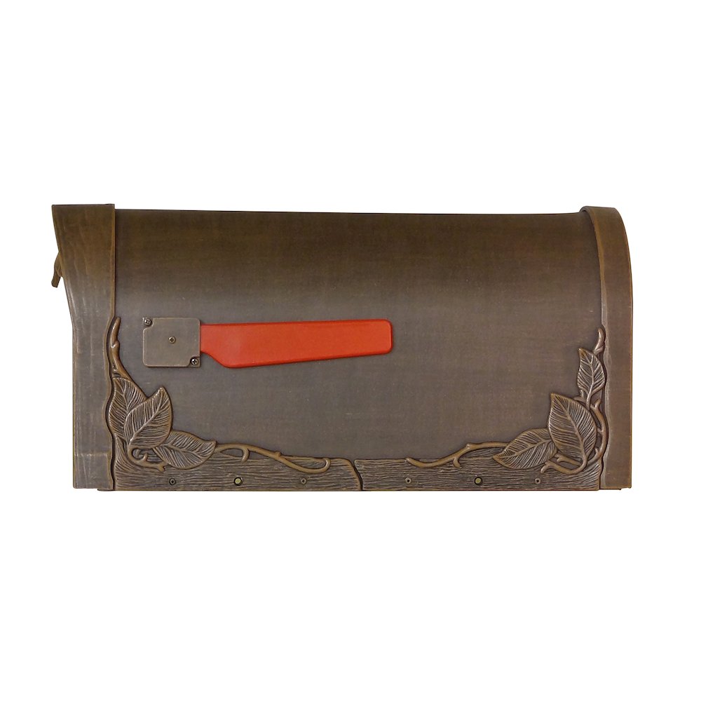 Floral Curbside Mailbox with Albion Mailbox Post - Special Lite Products