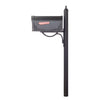 Floral Curbside Mailbox with Locking Insert and Richland Mailbox Post - Special Lite Products