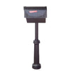 Floral Curbside Mailbox with Newspaper Tube - Special Lite Products