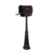 Floral Curbside Mailbox with Newspaper Tube and Tacoma Mailbox - Special Lite Products