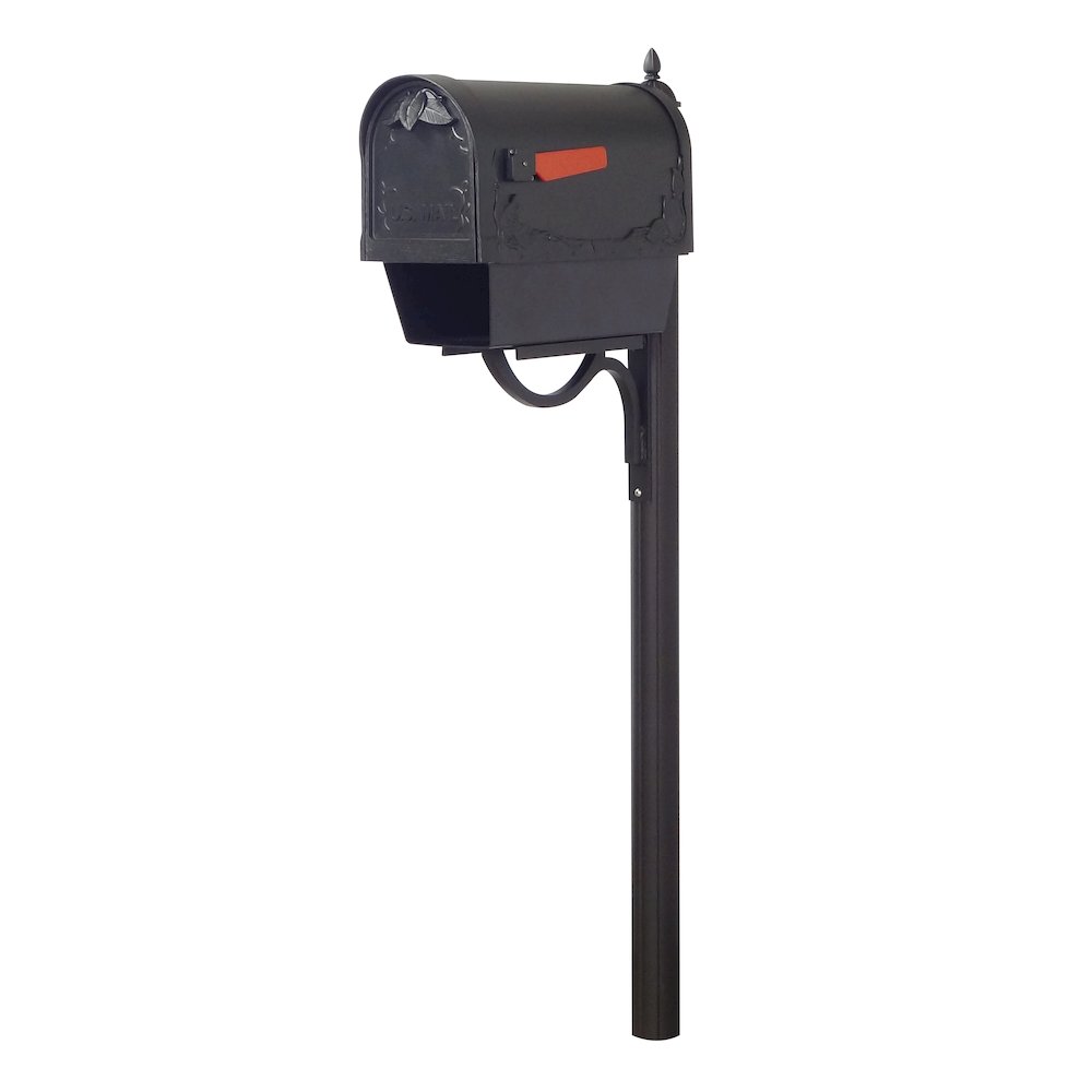 Floral Curbside Mailbox with Newspaper Tube - Special Lite Products