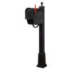 Floral Curbside Mailbox with Newspaper Tube - Special Lite Products