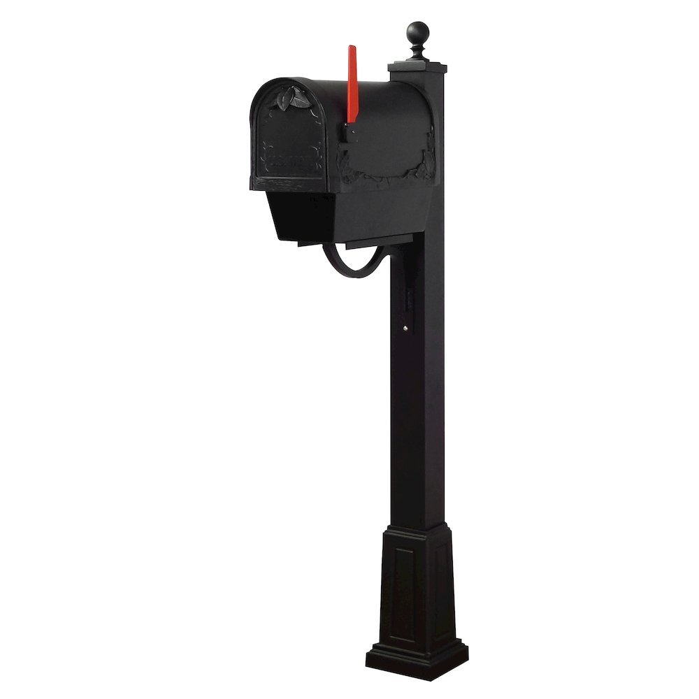 Floral Curbside Mailbox with Newspaper Tube - Special Lite Products