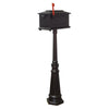 Kingston Curbside Mailbox and Tacoma Mailbox Post with Direct Burial Kit - Special Lite Products