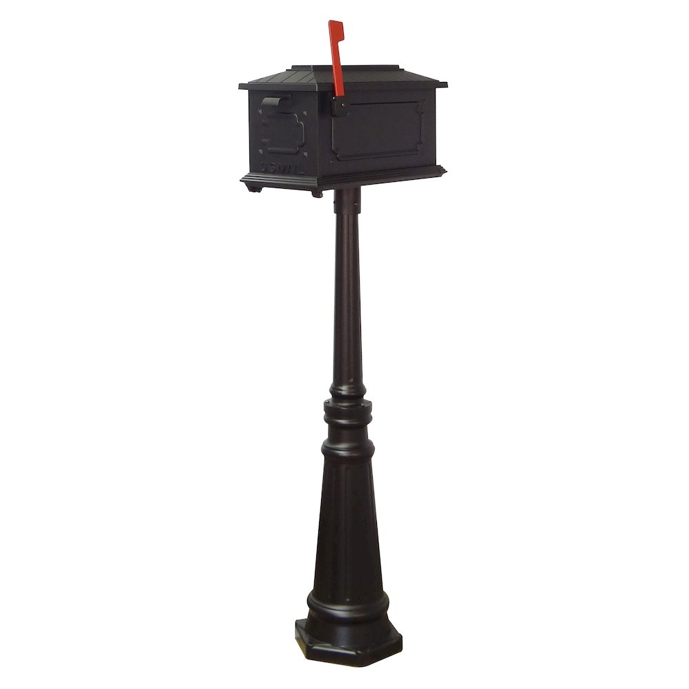 Kingston Curbside Mailbox and Tacoma Mailbox Post with Direct Burial Kit - Special Lite Products