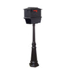 Kingston Curbside Mailbox with Newspaper Tube and Tacoma Mailbox - Special Lite Products