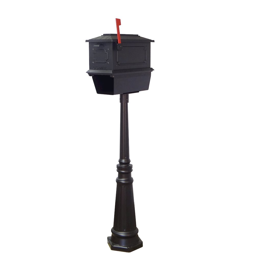 Kingston Curbside Mailbox with Newspaper Tube and Tacoma Mailbox - Special Lite Products
