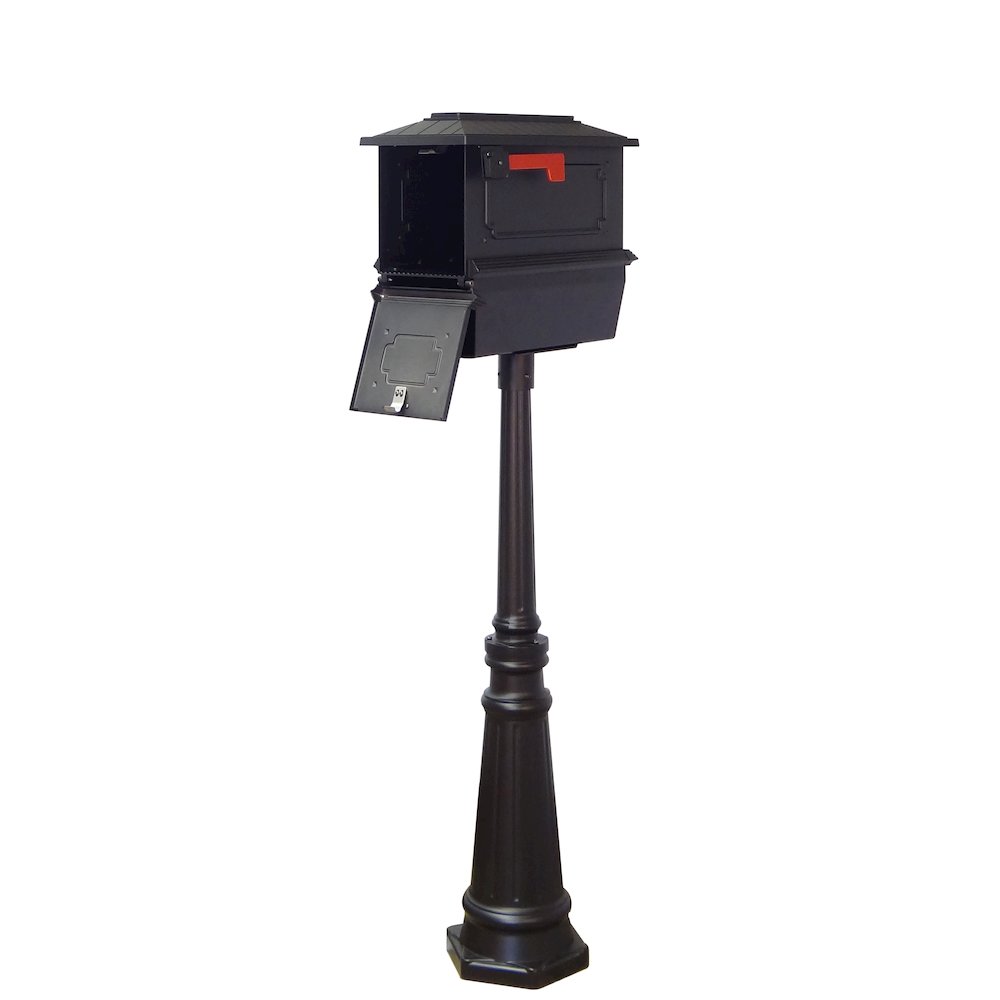 Kingston Curbside Mailbox with Newspaper Tube and Tacoma Mailbox - Special Lite Products