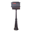 Kingston Curbside Mailbox with Newspaper Tube and Tacoma Mailbox - Special Lite Products