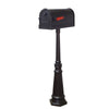 Savannah Curbside Mailbox and Tacoma Mailbox Post with Direct Burial Kit - Special Lite Products