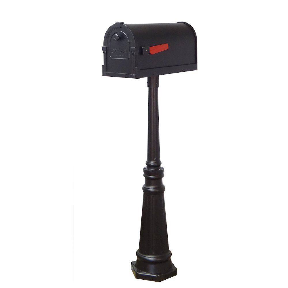 Savannah Curbside Mailbox and Tacoma Mailbox Post with Direct Burial Kit - Special Lite Products