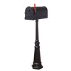 Savannah Curbside Mailbox and Tacoma Mailbox Post with Direct Burial Kit - Special Lite Products