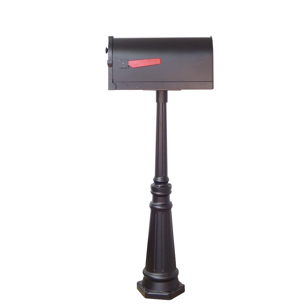 Savannah Curbside Mailbox and Tacoma Mailbox Post with Direct Burial Kit - Special Lite Products