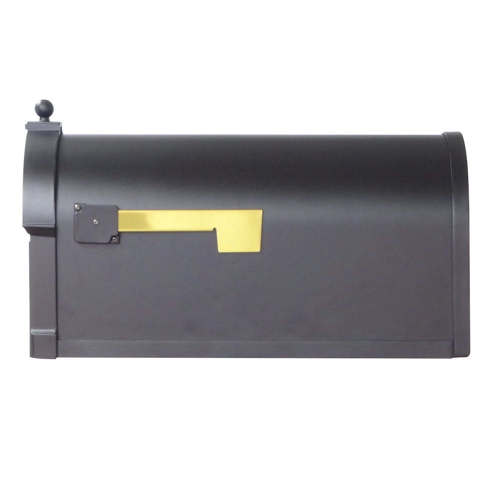 Berkshire Curbside Mailbox with Front Address Numbers and Fresno Mailbox Post - Special Lite Products