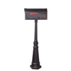 Hummingbird Curbside Mailbox and Tacoma Mailbox Post with Direct Burial Kit - Special Lite Products