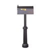Berkshire Curbside Mailbox with Front Address Numbers and Bradford Mailbox Post - Special Lite Products