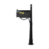 Berkshire Curbside Mailbox with Front Address Numbers and Ashland Mailbox Post - Special Lite Products