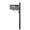 Berkshire Curbside Mailbox with Front Address Numbers and Richland Mailbox Post - Special Lite Products