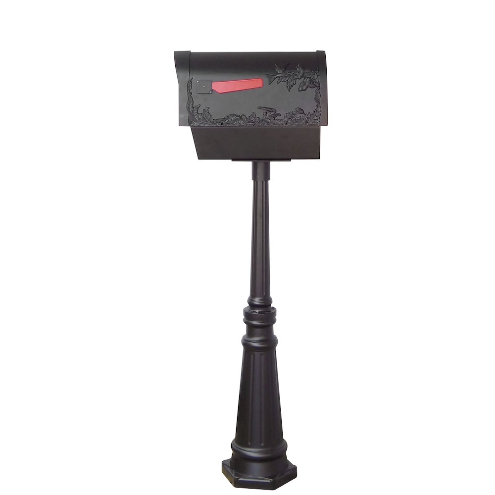 Hummingbird Curbside Mailbox with Newspaper Tube and Tacoma Mailbox - Special Lite Products