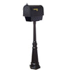 Curbside Mailbox with Newspaper Tube with Direct Burial Kit - Special Lite Products