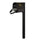 Curbside Mailbox with Newspaper Tube, Locking Insert and Wellington Mailbox Post - Special Lite Products