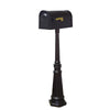 Classic Curbside Mailbox and Tacoma Mailbox Post with Direct Burial Kit - Special Lite Products