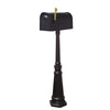 Classic Curbside Mailbox and Tacoma Mailbox Post with Direct Burial Kit - Special Lite Products