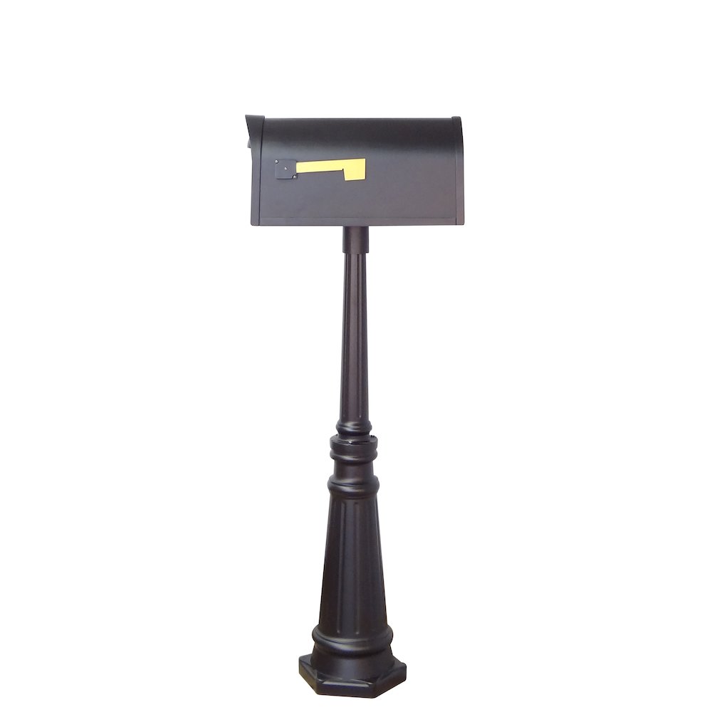Classic Curbside Mailbox and Tacoma Mailbox Post with Direct Burial Kit - Special Lite Products
