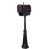 Floral Curbside Mailbox with Newspaper Tube and Tacoma Mailbox - Special Lite Products