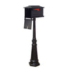 Kingston Curbside Mailbox and Tacoma Mailbox Post with Direct Burial Kit - Special Lite Products