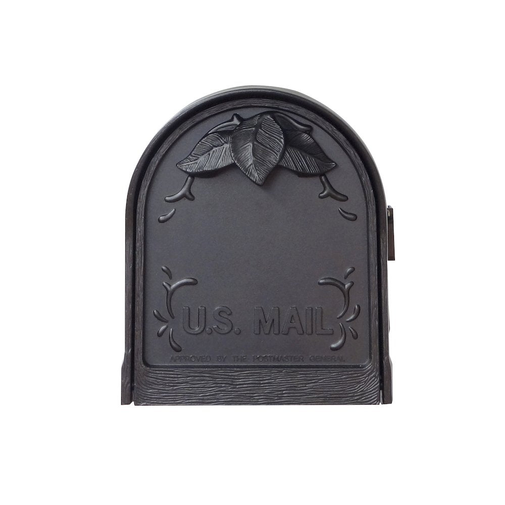Floral Curbside Mailbox with Newspaper Tube and Tacoma Mailbox - Special Lite Products
