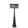 Curbside Mailbox with Locking Insert and Tacoma Mailbox with Direct Burial Kit - Special Lite Products