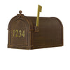 Berkshire Curbside Mailbox with Front Address Numbers and Richland Mailbox Post - Special Lite Products